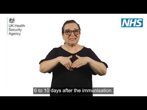 How to Sign Varicella in BSL