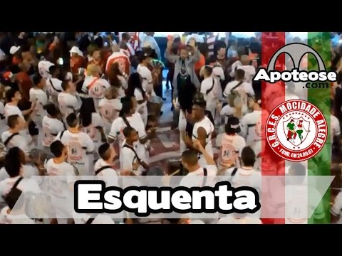 Mocidade Alegre 2016 - Bateria (Esquenta) - Apresentação no Salgueiro
