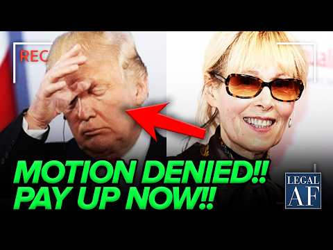 Thumbnail image for: Trump SWEATS as Court REFUSES to BLOCK $5.8 Million Payment to SURVIVOR E Jean Carroll!!