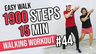 HAPPY EASY WALK 15 Min with MOM • 1900 Steps • Walking Workout #44 • Keoni Tamayo