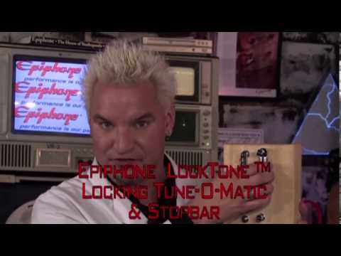 The Epiphone LockTone Stopbar/Tune-o-matic System