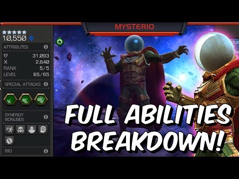 Mysterio Full Abilities Breakdown - Insane Poison God Tier Potential - Marvel Contest of Champions