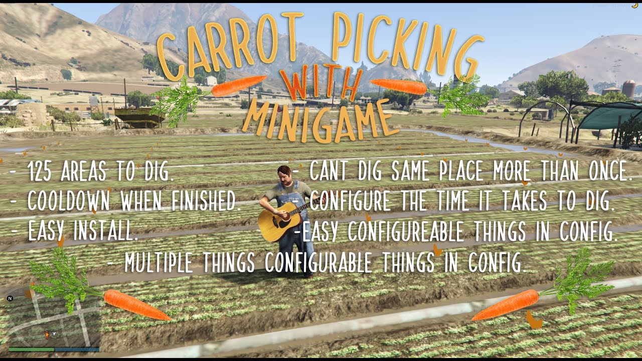 [ESX] Carrot Picking (UPDATED w. Minigame) [ON SALE] Thumbnail