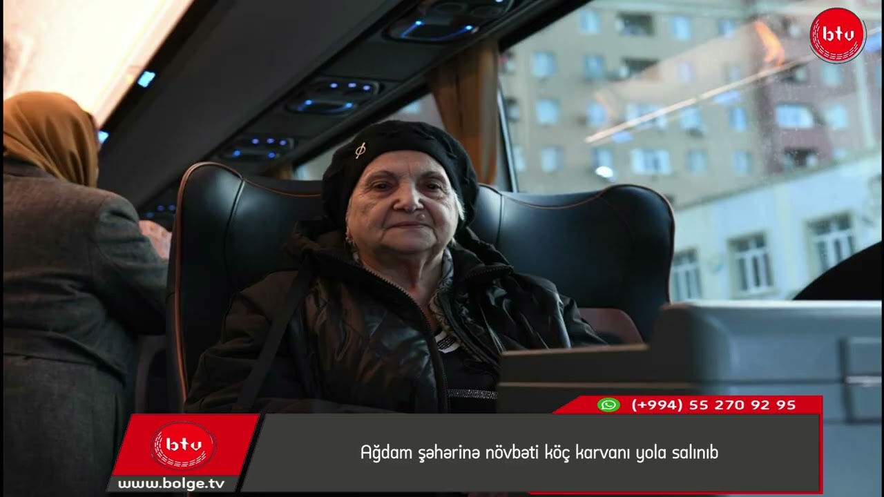 Ağdam şəhərinə növbəti köç karvanı yola salınıb