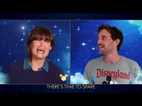 Ben Platt and Idina Menzel singing A Whole New World