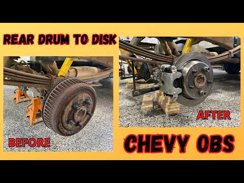 OBS Chevy LS Swap: Rear Disk Brake Conversion Step-by-Step