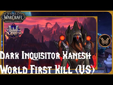 World First Kill | Ny'alotha | Dark Inquisitor Xanesh | Big Dumb Guild (US) | World of Warcraft