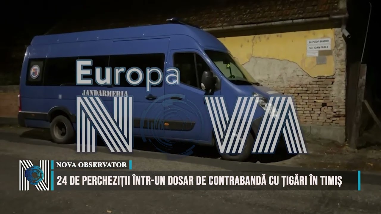 24 de percheziții într-un dosar de contrabandă cu țigări în Timiș