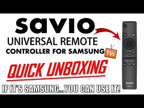 Low Cost but Same Functions! | Savio RC-12 Samsung Universal Remote Controller Quick Unboxing