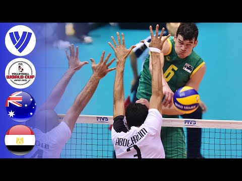 Волейбол Australia vs. Egypt — Full Match | First Round | Men's Volleyball World Cup Japan 2015