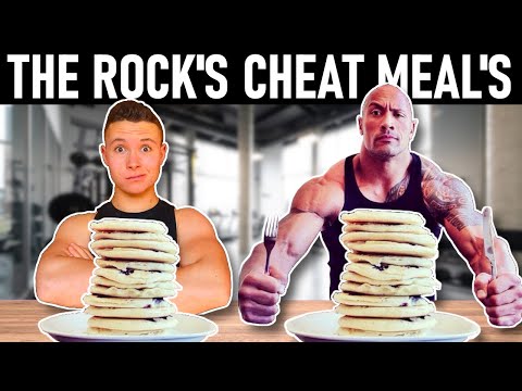 Ich esse einen Tag lang "THE ROCK'S" Cheat Meal's! (bis zum kotzen)