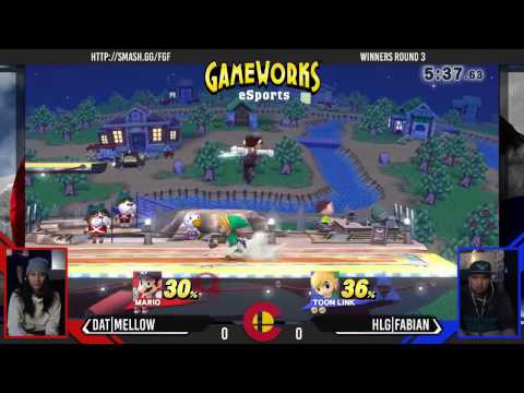 For Glory Friday #92 - DaT|Mellow (Mario, Marth) Vs. HLG|Fabian (Toon Link, Luigi) - Winners Round 3