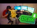 MY $20,000 FORTNITE GAMING SETUP & ROOM TOUR! (BEST Fortnite Setup) MY $20,000 FORTNITE GAMING SETUP & ROOM TOUR! (BEST Fortnite Setup)
