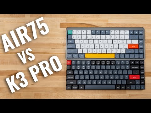 NuPhy Air75 vs Keychron K3 Pro - Best 75% Low Profile Keyboard