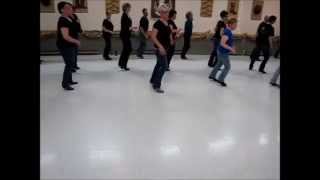 Upside down line dance