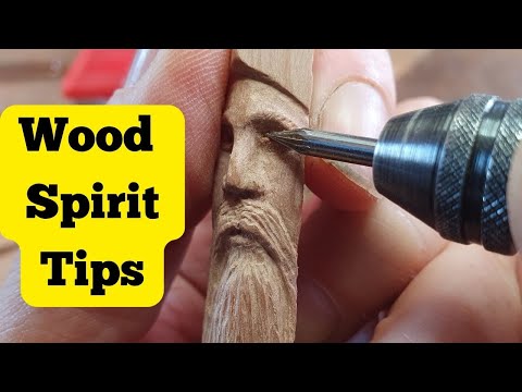 Tiny Wood Spirits with a Dremel