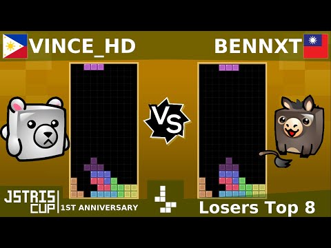 Jstris Cup Anniversary - VinceHD Vs. Bennxt - Losers Top 8