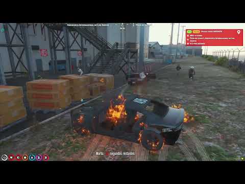 primeira vez que eu vejo alguem usando uma GRANADA em uma fuga | GTA RP