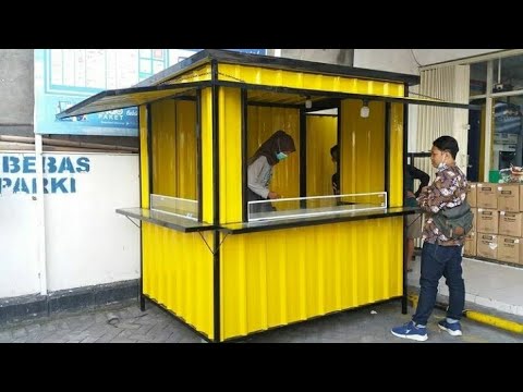 , title : 'Booth Semi Kontainer Gresik Murah 200x150x210cm Minimalis Harga Paling Terjangkau Se-Indonesia'