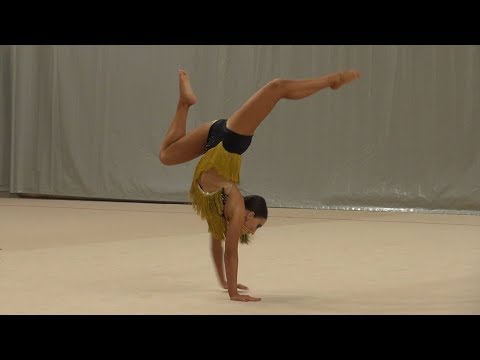 Sofia Zapalova – 14-15y winner – Estonian Children Fitness Championships 2018