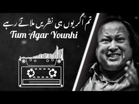 Tum Agar Younhi Nazrein Milate Rahe   Ustaad Nusrat Fateh Ali Khan #nfak