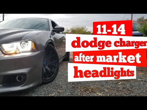 2011-2014 dodge charger after market headlights installation #SSB #SimpleSickBuilds