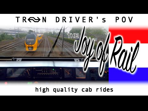 TRAIN DRIVER'S POV Utrecht - Den Haag ICM 12okt 2019