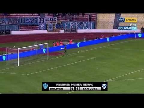 Resumen PT Bolivar 1 - 1 San Jose