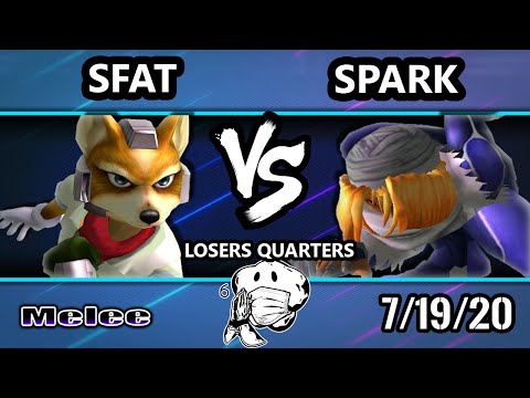 GOML 2020 SSBM - CLG | SFAT (Fox) Vs. Spark (Sheik) Melee Losers Quarters
