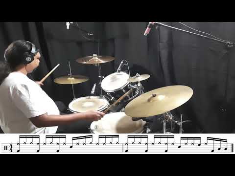 16th note Hi-Hat Tom Groove/Fill