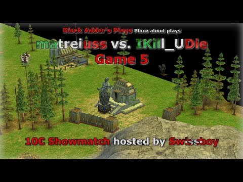 Swissboy's 10€ Showmatch - matreiuss vs. IKill_UDie, Game 5 - Age of Mythology: The Titans