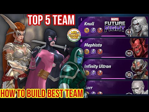 How To Build Best Team & Top 5 Team for WBL 😍 New Players | Marvel Future Fight