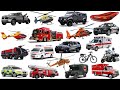 Emergency Vehicles - Rescue Trucks Name and Sounds | Police Car, Fire Truck, Ambulance