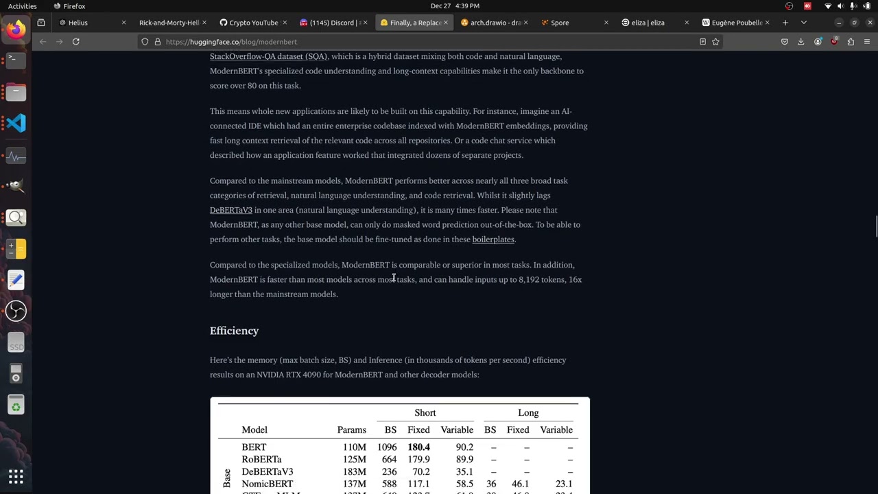 ModernBERT: A Proper update to Encoder/Embedding Models for LLMs
