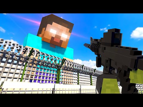 Building a Base to Stop HEROBRINE - Teardown Mods Gameplay