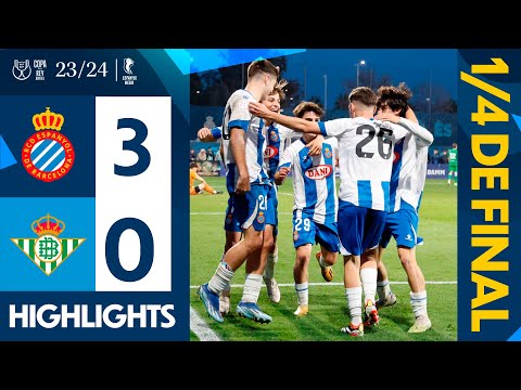 ⚽️ RESUM | RCD Espanyol 3-0 Real Betis | #CopaDelReyJuvenil