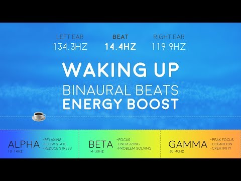 [WAKING UP] Powerful Binaural Beats ☕ Morning Energy Boost