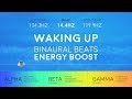[WAKING UP] Powerful Binaural Beats ☕ Morning Energy Boost