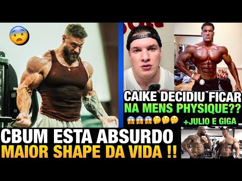 CBUM MOSTRA SHAPE ENORME E ESTÁ ABSURDO - CAIKE FICA NA MENS ?? + JULIO E GIGA SACADOS