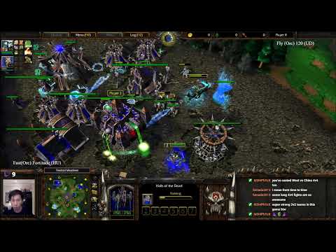 Fly (Orc) 120 (UD) vs Fortitude (HU) Fast (Orc) - WarCraft 3 - 2v2 - Xinda Cup - WC3344