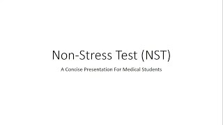 Download lagu Non-Stress Test (NST) - Obstetrics for Medical Students mp3