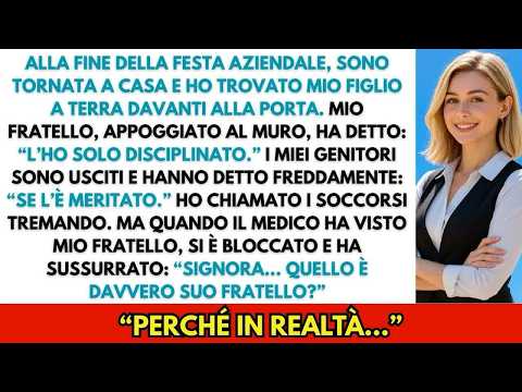 Dopo la festa in azienda, ho trovato mio figlio a terra  Il medico ha rivelato la verità…