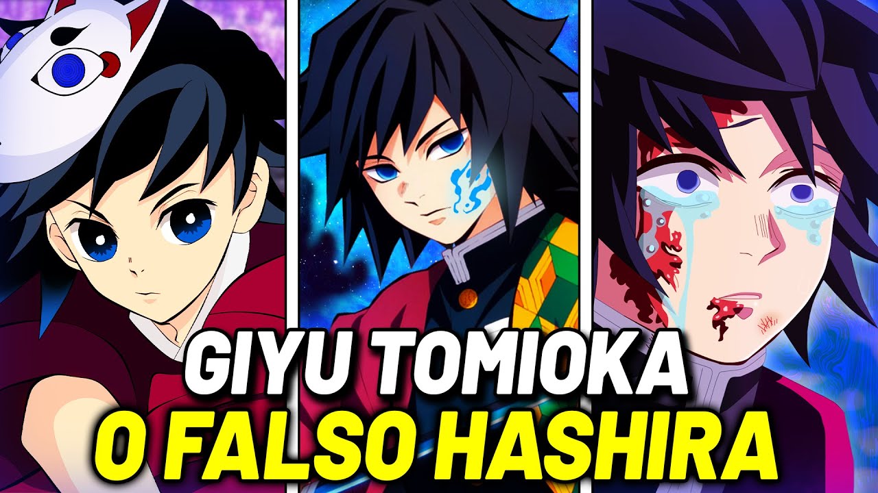 GIYU TOMIOKA O FALSO HASHIRA! HISTÓRIA E PODERES EXPLICADOS - DEMON SLAYER | KIMETSU NO YAIBA