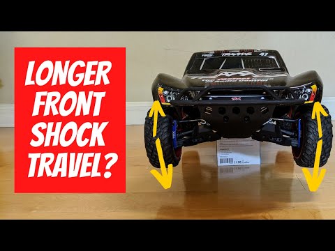 Traxxas Slash 4x4 Rear Shocks on Front Mod
