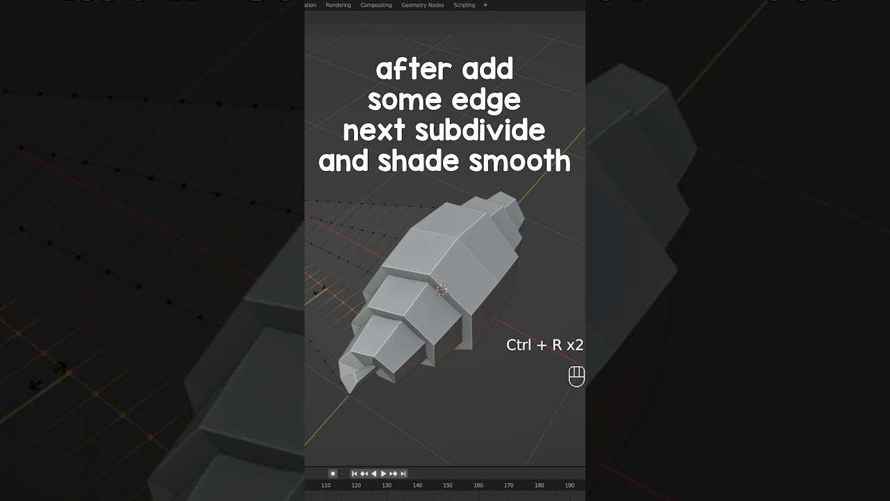 How to model croissant in blender for begginers? #blender #blender3d #blendertutorialforbeginners