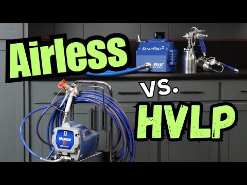 Airless vs HVLP Paint Sprayer