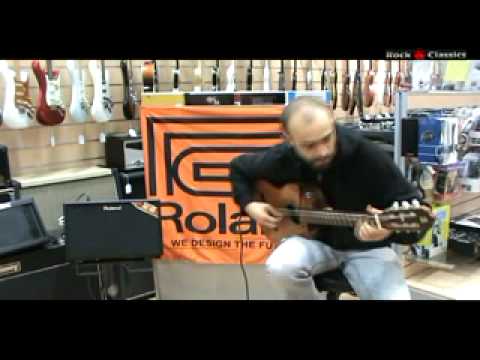Roland AC-90 Acoustic Chorus 2-Channel 90-Watt 2x8" Acoustic Guitar Combo 2007 - Present - Black image 5