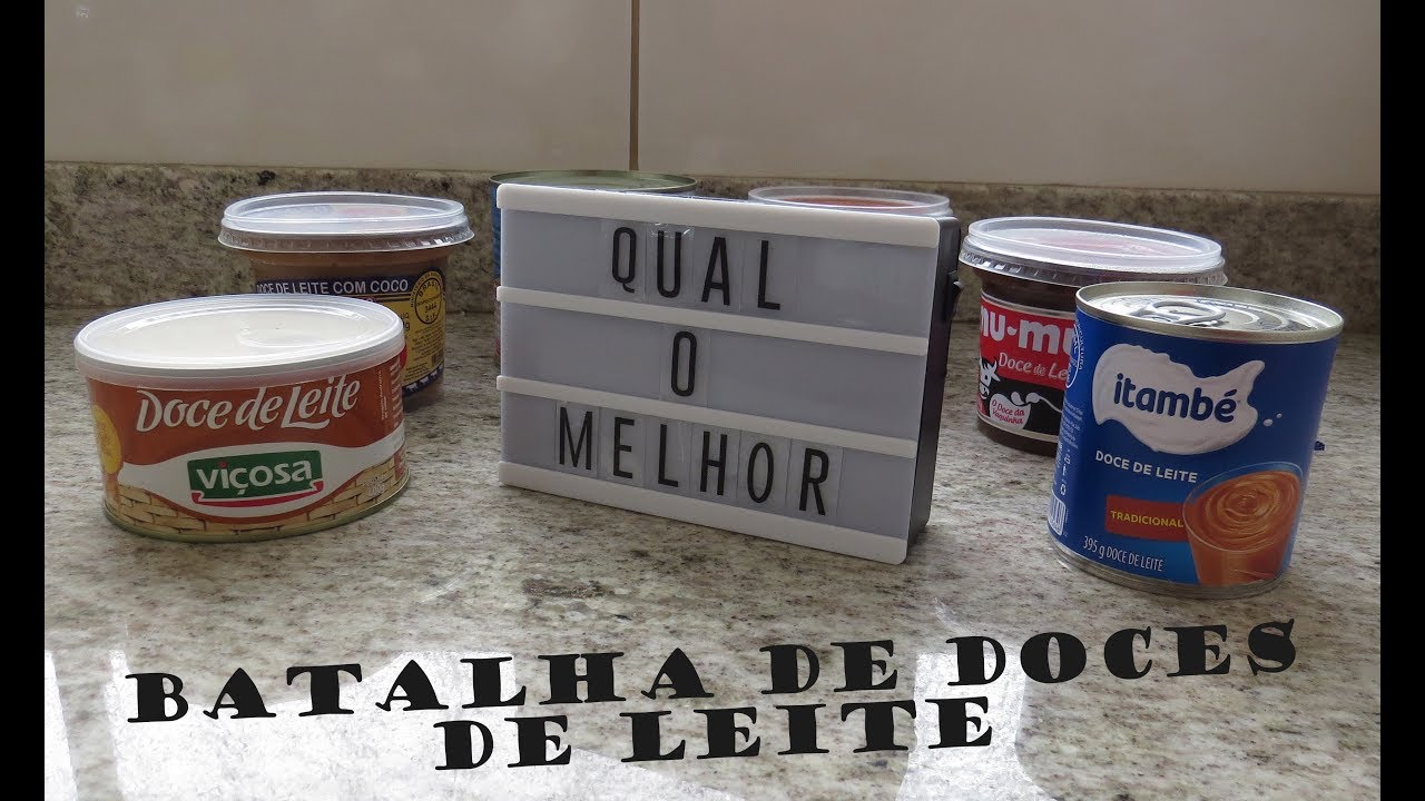 Watch Now Qual o melhor doce de leite | Batalha de Comida Qual o melhor doce de leite | Batalha de Comida