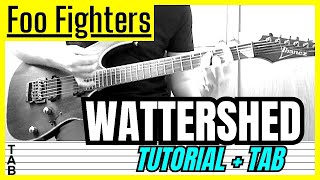 Foo Fighters - Wattershed (Guitar Cover) Lesson | Tab | Tutorial