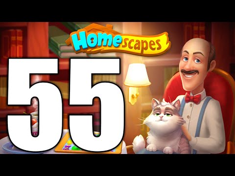 HOMESCAPES - LEVEL 55 - ZXNULL GAMEPLAY WALKTHROUGH PUZZLE GAME